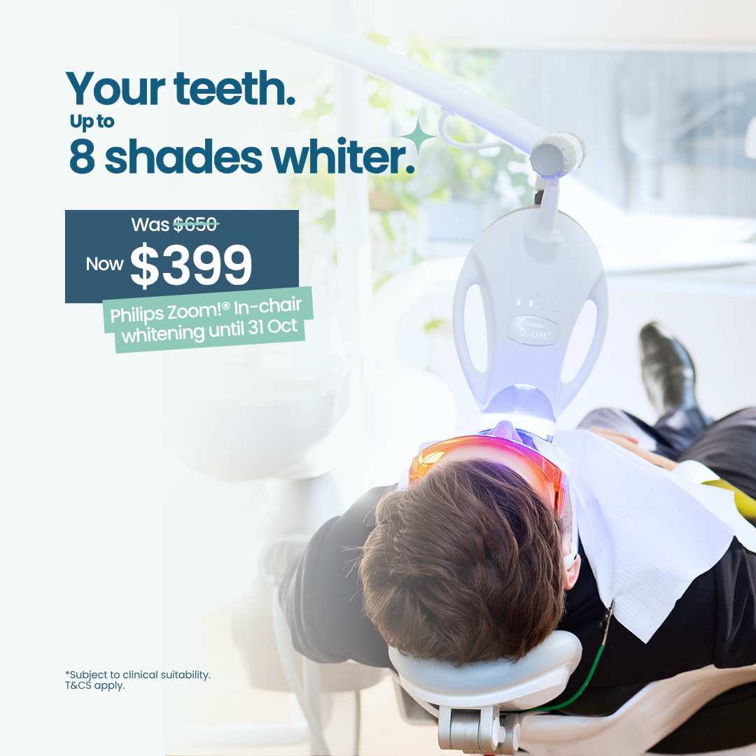 Philips Zoom In-chair whitening special at East Melbourne Dental Group